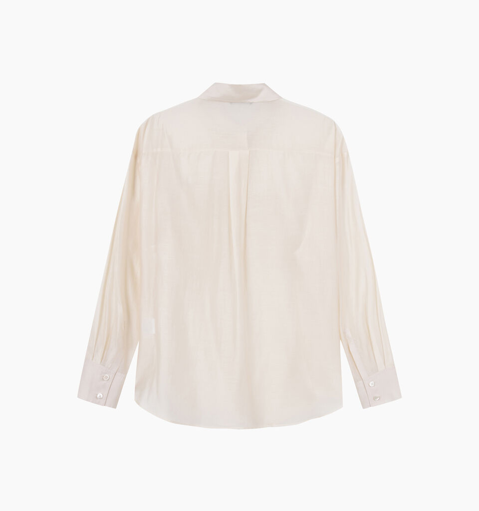 Camicia beige chiaro con tasche - sisley k camicie - Beige | Sisley K image number 2